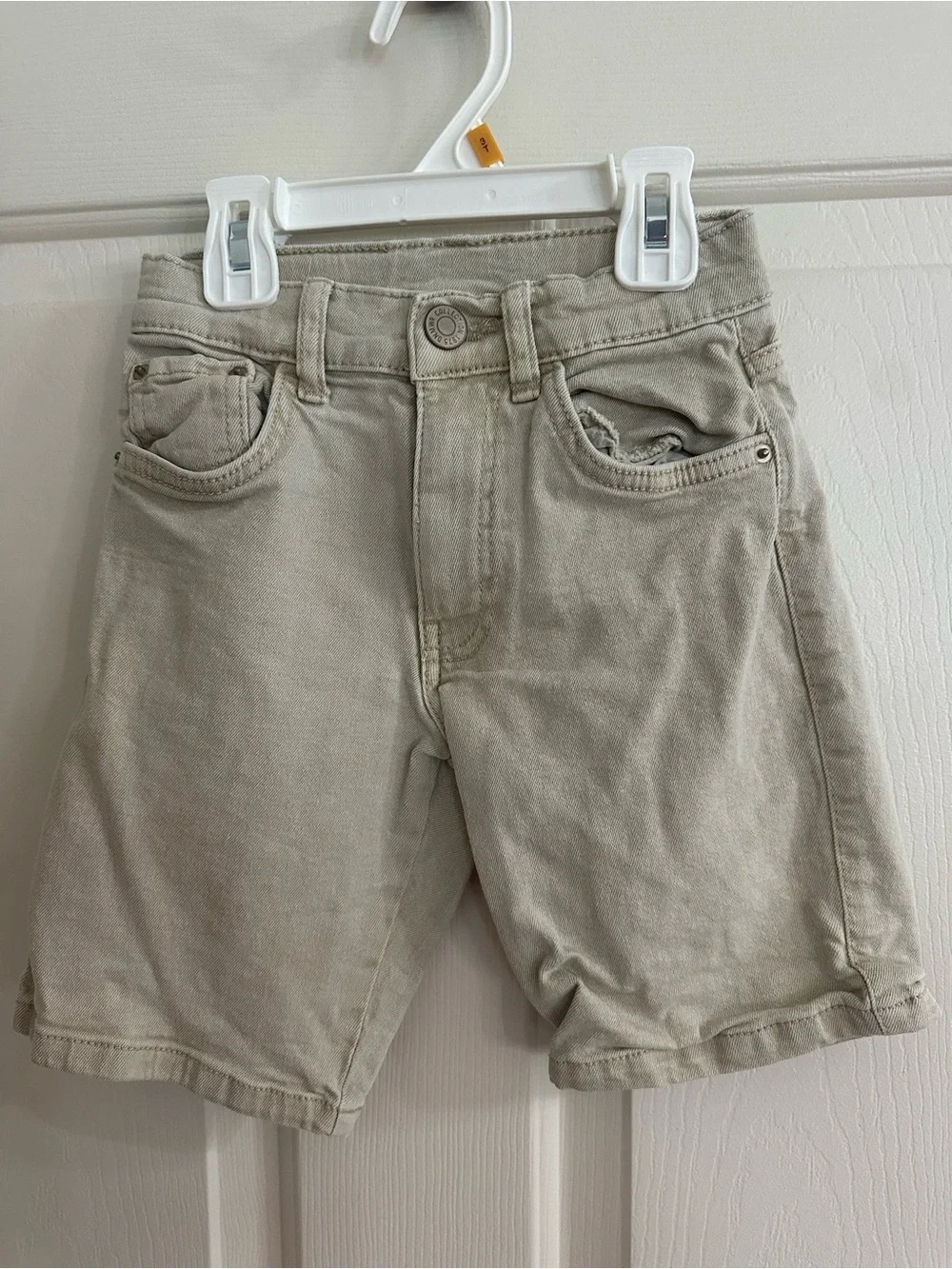 Zara Boys Size 7 Khaki Shorts
